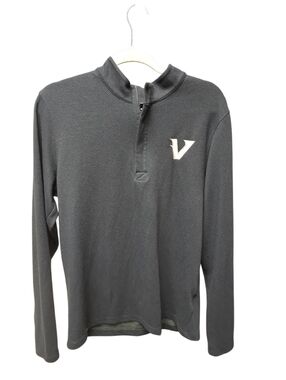 Nike Vanderbilt Commodores Dri-FIT 1/4 Zip Training Pullover Black Mens Medium